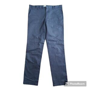 Filippa K Black Slim Chino Pants Cotton Sateen Size 48